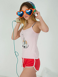 Very-Sexy.com presents: This doll really knows how to have fun with her and how she can show off her pussy and listen to some beats at the same time.
