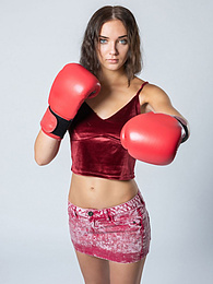 Very-Sexy.com presents: Sexy Ukrainian belle Oxana Chic strips off her clothes and poses nude in a gym